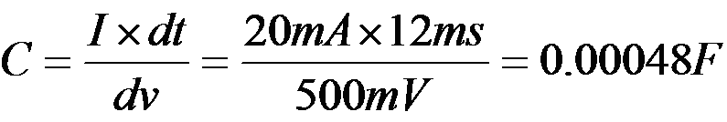 Smoothing Capacitance formula