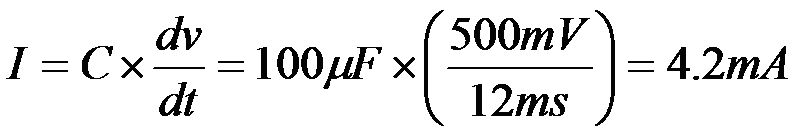 Output Current formula