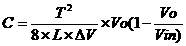 Capacitance Formula